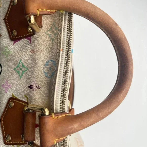 Louis Vuitton Multicolor Monogram Murakami Handbag Speedy 30 Vintage Bag - Picture 14 of 17